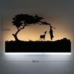 Led acrylic wall lamp