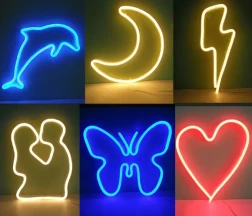 Led neon lights hanging wall decorative lights opening neon lights