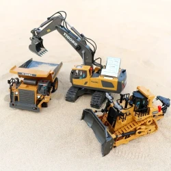 9-Channel Remote Control Bulldozer Toy