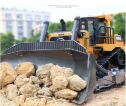 RC Bulldozer, Remote Control Bulldozer, 1:16, 2.4G, 9CH, Alloy