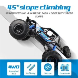 RC Car, Rechargeable, 1:10 Super Large, Off-road,High Speed, Blue