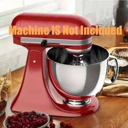 KitchenAid Compatible Stainless Steel Mixer Bowl - 4.5 and 5 Quart