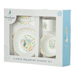 Peter Rabbit 5 Piece Melamine Dinner Set