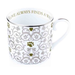 Charlie Bear Labyrinth Cup & Saucer Set Love Always Finds A Way