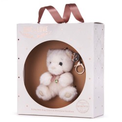 Bailey Bear Bag Charm & Birthstone Necklace - August