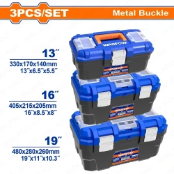 Plastic Tool Boxes Set 3pcs