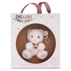 Bailey Bear Bag Charm & Birthstone Necklace - January