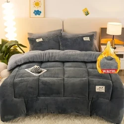 1pc Luxury Plush Comforter