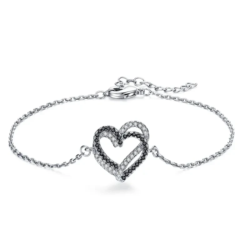 Infinite Heart Titanium Bracelet