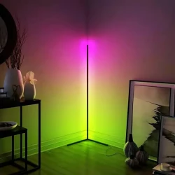 RGB Wall Corner Ambient Light - Remote Control with Music and Timer