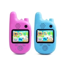 Walkie-Talkie Kids Camera Toys Mini HD Cartoon Camera