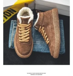 Casual Suede Skate Shoes