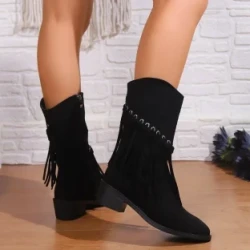 French Women's Retro Boots