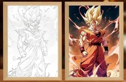 Dragon Ball GT IV Light Frame