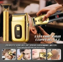 WEEME Golden Hair Clippers Set