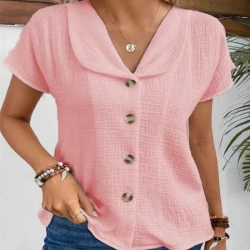 Summer Short-sleeved Women's Top