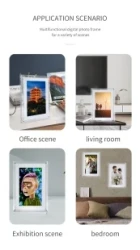 Digital Picture Frame Acrylic Video Player Digital Photo Frame Vertical Display With 1GB And Battery Type C Video Frame Gift For Loved