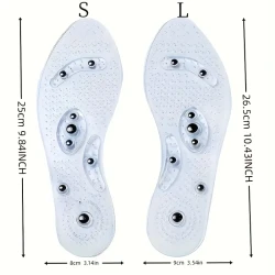 Magnetic Massage Insoles - Acupoint Foot Massage Silicone Insoles