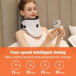 Electric Hot Compress Neck Traction and Massage Device