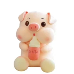 Baby Bottle Pig Ragdoll Plush Toy Doll