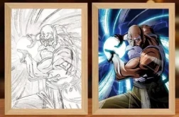 Dragon ball Master Roshi Light Frame