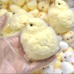 Handmade Ultra Soft Furry Chick Toy