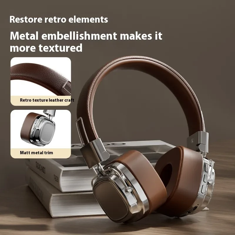 Retro Wireless Bluetooth 5.3 Head-mounted Headset