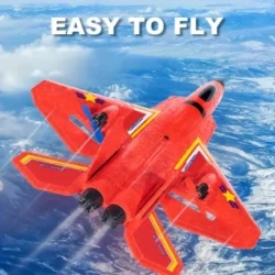 HW32, EPP Material, 2.4G 2.5-Channel F22 Remote Control Fighter Jet (land, Sea, And Air), Featuring Cool LED Night Navigation Lights And A Six-axis Gyroscope Halloween Christmas Gift