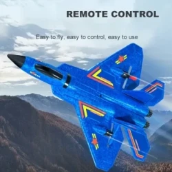 HW32, EPP Material, 2.4G 2.5-Channel F22 Remote Control Fighter Jet (land, Sea, And Air), Featuring Cool LED Night Navigation Lights And A Six-axis Gyroscope Halloween Christmas Gift