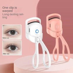 Portable Electric Heated Eyelash Curler - Long Lasting Curls