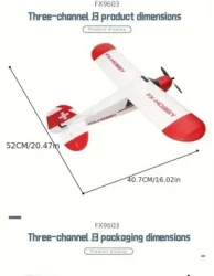 Three-channel Remote Control Aircraft Glider Toy, fixed Wing Brushless Motor Aircraft, electric Fighter Aircraft Model Drone