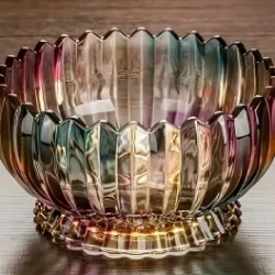 Elegant One Glass Fruit Bowl