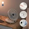 Portable wall-mounted fan