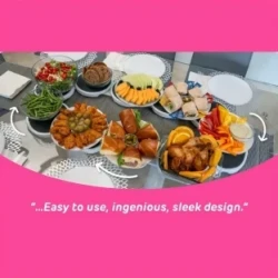 SENBOWE Easy-Swivel Dining Table Tray - Portable