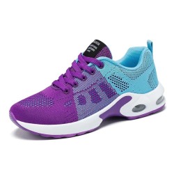 Women's Breathable Lightweight Cushioned Lace-Up Sneakers