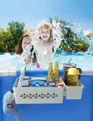 Pool Storage Basket Pool Side Drinks Beer Storage Rack