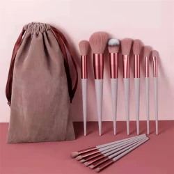 13Pcs Makeup Brush Set: Concealer, Blush, Powder, Eyeshadow, Highlighter, Foundation Brushes, Beauty Tools