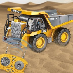 RC Construction Vehicle Toys - Remote Control Excavator, Dump Truck, Bulldozer