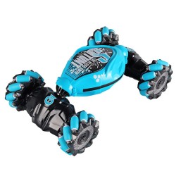 4WD RC Drift Car with Music and LED Lights - Gesture Control Spray Stunt Car