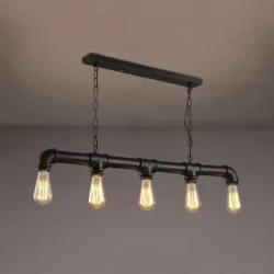 Retro attic ceiling pendant light