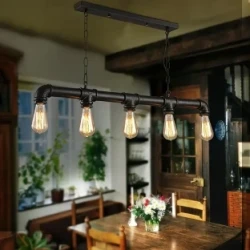 Retro attic ceiling pendant light