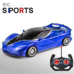 1:18 RC Sports Car - LED Light, 2.4G Remote Control High-Speed Drift Car