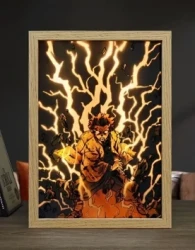 Demon Slayer Agatsuma Zenitsu Light Frame