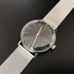 Quartz Watch Wave Mirror Watch