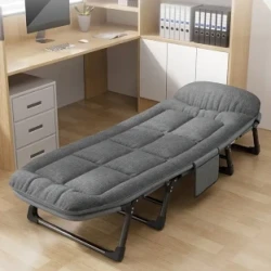 Portable Folding Bed – Aluminum Frame, Adult Size