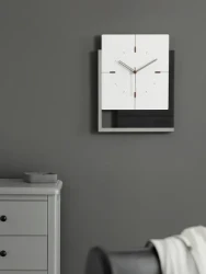 EMITDOOG Square Wall Clock Living Room Nordic Luxury Clock