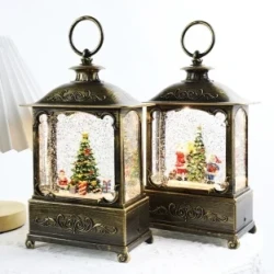 Christmas Decoration Crystal Lamp Music Box