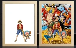 One Piece Straw Hat Pirates Light Frame