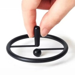 Creative Stress Relief Hovering Exclamation Point Gyroscope - Decompression Spinning Toy for Kids and Adults