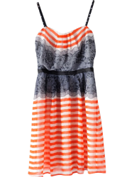 Spring and Summer Striped Dress